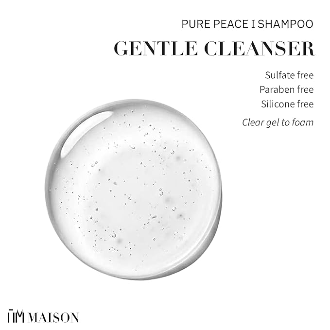 Japanese Shampoo for Dry Damaged Hair Repair - Sulfate Free, Paraben Free, No Silicone - Amino Acid Cleanser, Keratin & Silky Protein Repair Complex | Pure Peace I - Travel Size