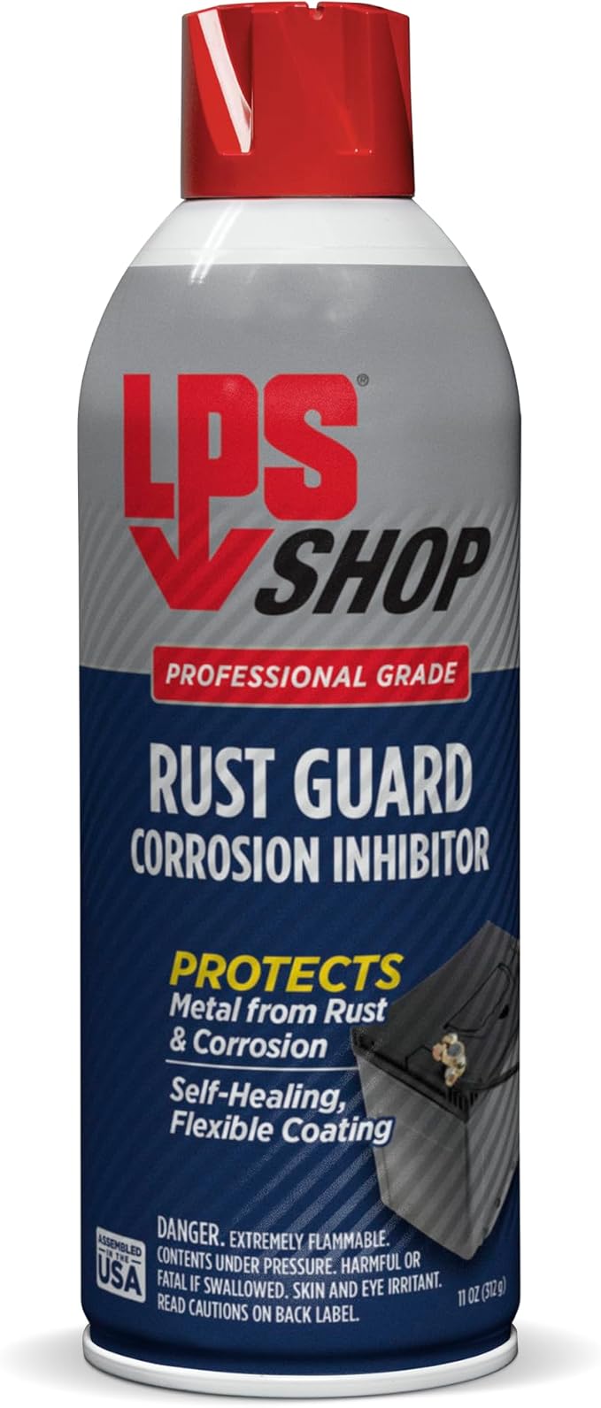 LPS Shop Rust Guard Corrosion Inhibitor, Prevents Rust and Protects Parts, Tools & Equipment from Damage Caused by Corrosion, Extended Protection up to 24 Months