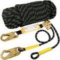 TRSMIMA Rope Harness Safety Lanyard：150ft Roofing Rope Fall Protection