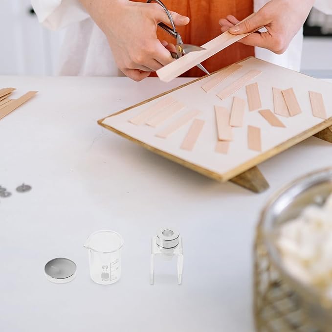 PartyKindom DIY Lipstick Making Kit and Repair Tool Set with Silicone Mold, Measuring Beakers & Spoons for Custom Lip Balm Crafting and Home Beauty Repair