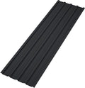 50 pcs Metal Roofing Panels L60.63×W16.77 Inch Galvanized Steel Corrugated Roof Panels Gazebo Top Cover Garages,Sheds, Stables and Mobile Homes Replacement for Patio Outdoor Garden, Black