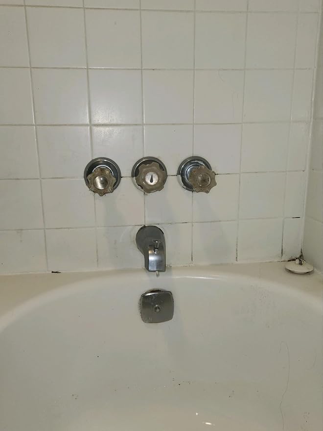 UPDATE PLATE for Single Handle Tub & Shower Valves, Space-Saving, Problem Solved (Chrome)