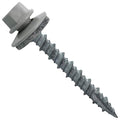 10 x 1-1/2" Old Town Gray Metal Roofing Screws - Hex Washer Head- Self-Starting/Tapping - EPDM Washer. 1 x 250 Count Bag - 250 Screws