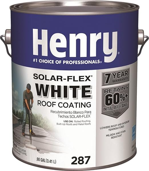 Henry Elastomeric Roof Coating White 1 Gl