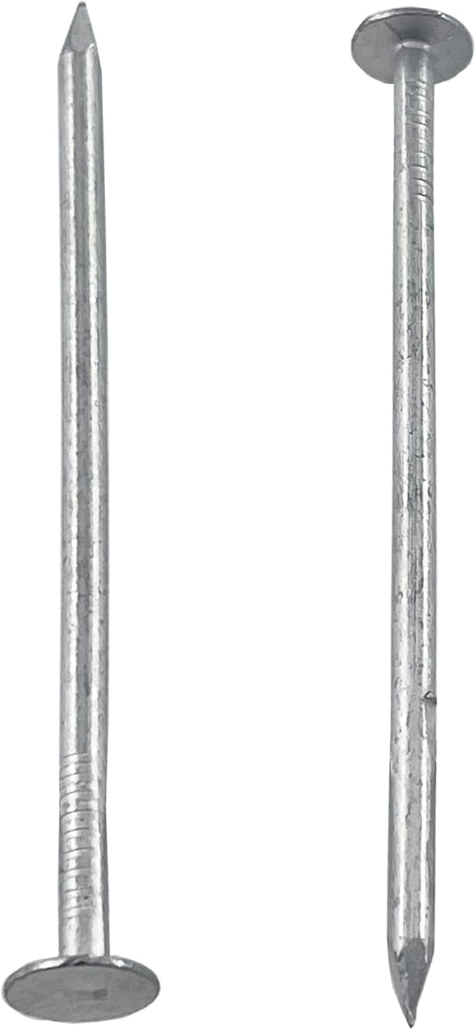 3”- 10d - SMOOTH SHANK ALUMINUM - 8 Gauge - ROOFING SIDING NAILS - Vinyl & Aluminum Siding & Facia Trim Nail – Aluminum metal secure holding Smooth Shank nails – Nail Qty (250)