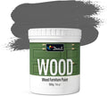 DWIL Matte Finish Furniture Paint - 16 Oz Wood Paint for Cabinets, Doors, Tables, and Dressers Refinishing - Water-Based, Non-Toxic & Odorless, Easy to Apply(Anthracite Gray)-Without Tools