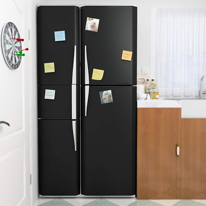 Black Wallpaper Peel and Stick 17.7"x200" Black Wallpaper for Bedroom Self Adhesive Wallpaper Black Contact Paper for Shelves Removable Wallpaper Solid Black Vinyl Matte Black Wallpaper