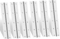 EPHECH 6Inch Stainless Steel 304 Continuous & Piano Hinges, 6PCS Heavy Duty Nickle Continuous Hinges Piano Boat Hinge, 0.04" Thickness Folding Cabinet Door Butt Hinge