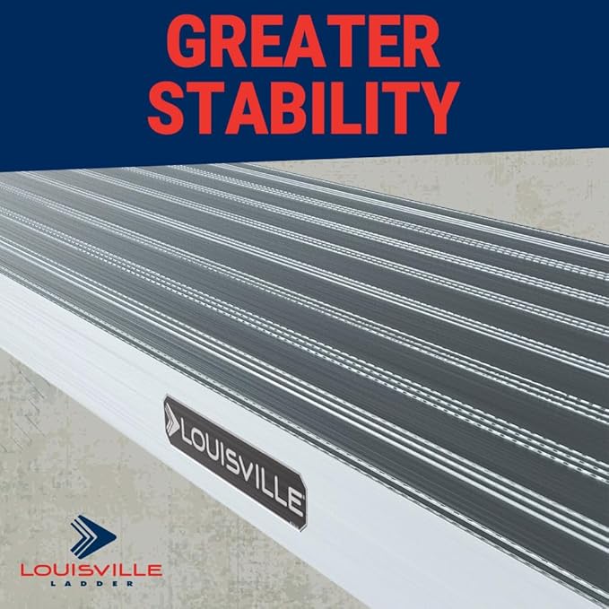 Louisville Ladder 7 ft. x 19 in. (3-Pack) Scaffolding Platform, Aluminum Work Platform and Scaffold Plank, 75 psf-Load Capacity, PD9207-3