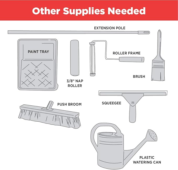 Rust-Oleum 327081 EPOXYSHIELD Garage Floor Coating Kit, 1 Car, Gloss Dark Gray
