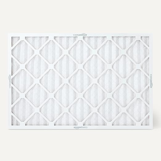 Amazon Basics MERV 5 AC Furnace Air Filter, 20x30x1 inches, 6-Pack (Actual size: 19.75" x 29.75" x 0.75")