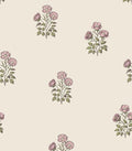 Vintage Floral Peel and Stick Wallpaper Retro Rose Flower Contact Paper for Cabinets Self Adheisve Floral Wallpaper for Bedroom Accent Wall Cabinets Drawers Gilrs Room - 17.3”×78.7”