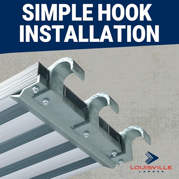 Louisville Ladder 7 ft. x 19 in. Aluminium Scaffolding Platform, 75 psf-Load Capacity, PD9207