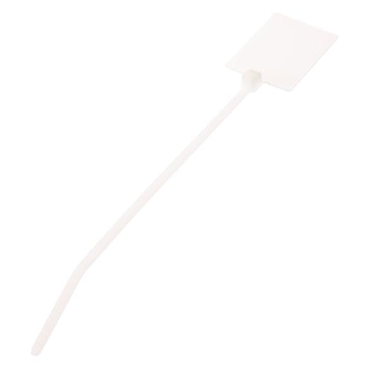 Panduit PLF1MA-M Marker Flag Cable Tie, Miniature, Nylon 6.6, 5.1-Inch Length, Natural (1,000-Pack)