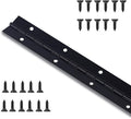 Heavy Duty Piano Hinge 36 Inch Long x 1.2 Inch Open Width Stainless Steel Black Continuous Hinge for Cabinet, Door, DIY Wood Boxes, 0.047" Leaf Thickness
