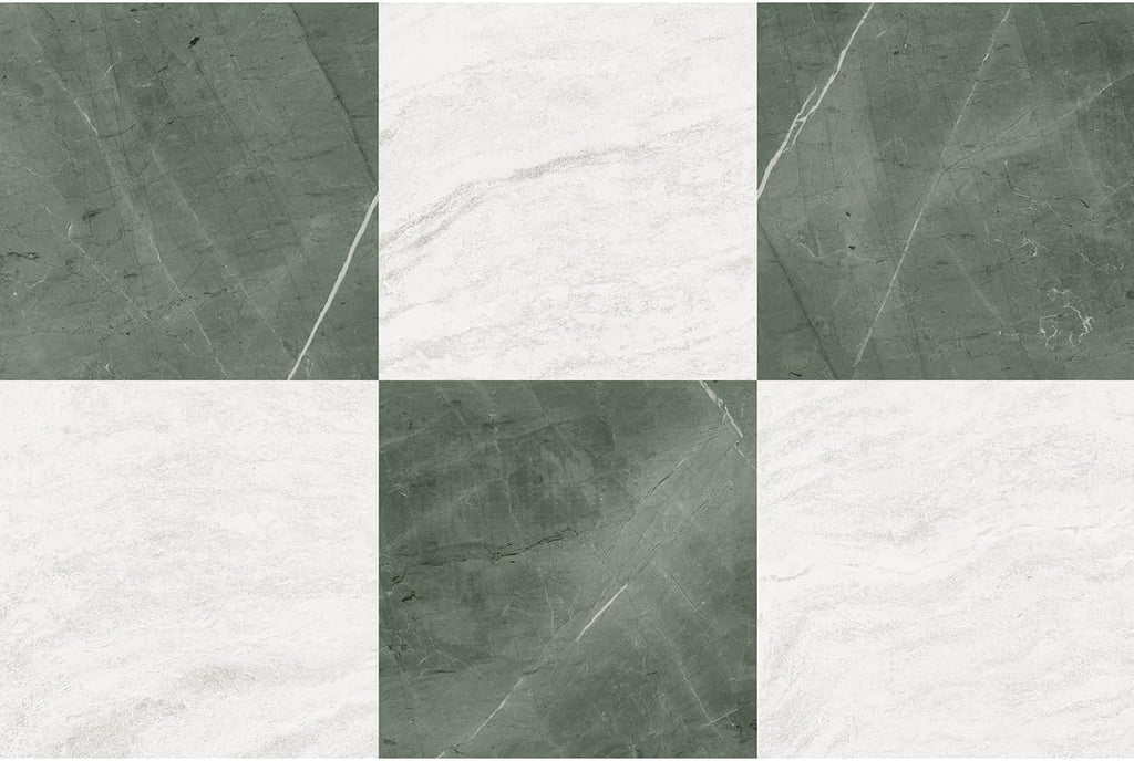FloorPops x Chris Loves Julia Bonneville Jade Peel and Stick Floor Tiles, FP6332