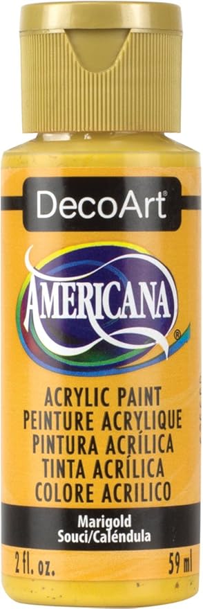 DecoArt Americana Acrylic Paint, 2-Ounce, Marigold