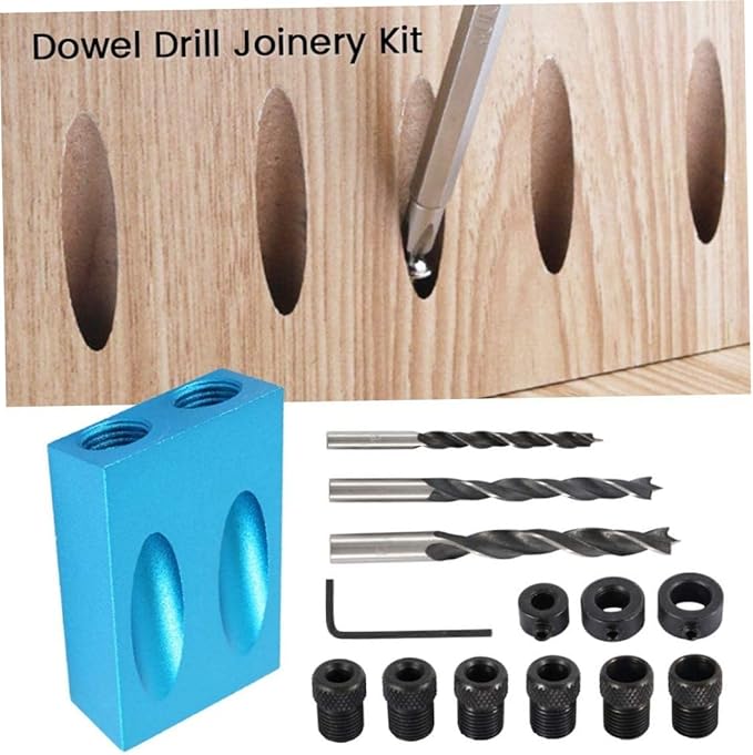 Pocket Hole Screw Jig Dowel Drill Joinery Kit Carpenters Wood Woodwork Guides Joint Angle Tool Carpentry Locator Craft Pocket Hole Jig