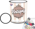 Vintiques Chalk & Mineral Paint, Veil White, 32oz - Matte Finish- Easy Application for DIY Projects - Furniture, Wood, Metal, Home Decor and More - includes color card