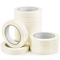 Masking Tapes Bulk 3/4 Inch 12 Packs White Painters Drafting General Using Tapes for Painting, Craft Art, Label, Packing, Office, School, Home, 0.75 Inch x 55 Yards x 12 Rolls (660 Total Yards)