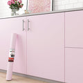 Pink Peel and Stick Wallpaper - Pink Wall Paper Removable Pinkish Contact Paper for Cabinets and Drawers 17.7"x200" Pinkish Wallpaper for Bedroom Girls Solid Color Vinyl Wrap, Renter Friendly