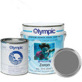 Olympic Pool Paint - Zeron - Gray Oasis - 1 Gallon - two-part epoxy swimming pool paint - one-coat for plaster, fiberglass, steel and aluminum pools.
