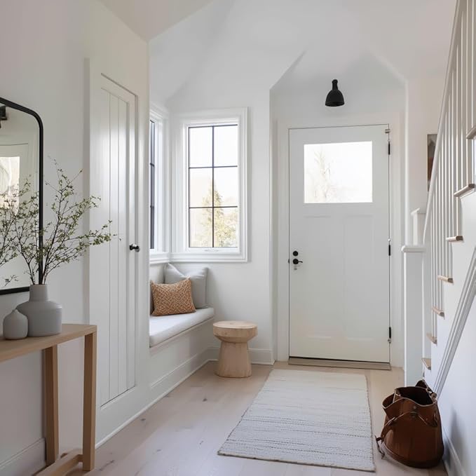 EVOLVE Paint & Primer: Environment-friendly, Low Sheen with One-coat Coverage for Interior & Exterior surfaces (Cloud White, 5-Gallon)