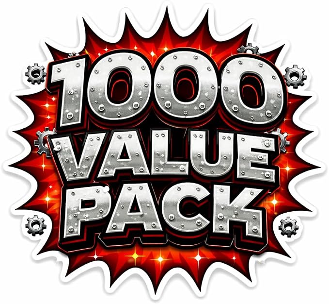 Narwhal Metal Zip Ties (Bulk 1000 Pack - Industrial Grade) Heavy Duty 198 lb Tensile Strength - Self Locking - Perfect for Exhaust Wrap, Automotive Repair, and More!