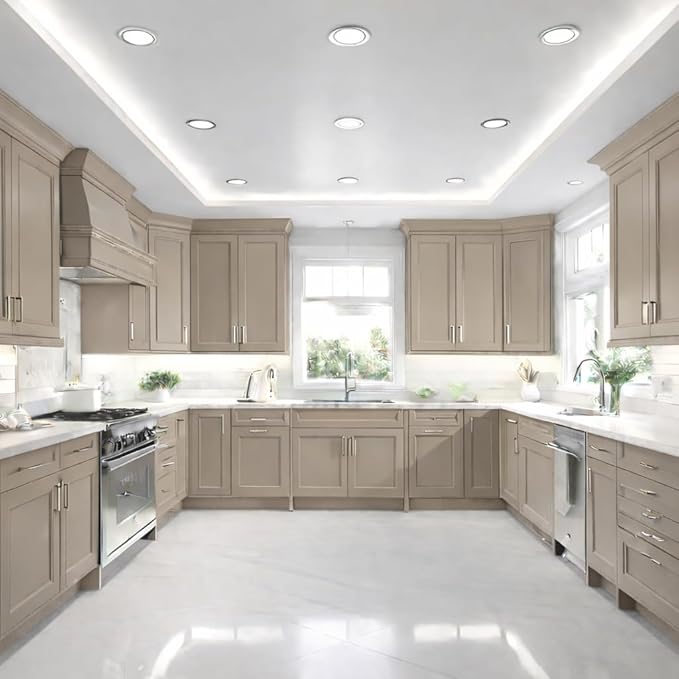 ALL-IN-ONE Paint by Heirloom Traditions, Tapestry (Khaki Brown), Gallon - Durable cabinet and furniture paint. Built in primer and top coat, no sanding needed. Includes our 30 featured color card.