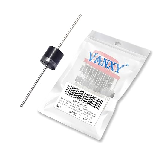 30Pcs 20SQ045 20A 45V Schottky Blocking Diode, Rectifiers Diode,Diode Axial Kit for Solar Panel Applicable DIY Maintenance Teaching Experiment