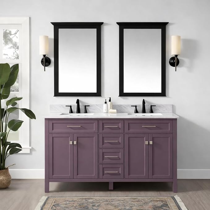 ALL-IN-ONE Paint by Heirloom Traditions, Passion (Plum Rose), 8oz Sample - Durable cabinet and furniture paint. Built in primer and top coat, no sanding needed. Includes our 30 featured color card.