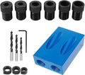 Pocket Hole Jig Dowel Drill Joinery Kit Carpenters Wood Woodwork Guides Joint Angle Tool Carpentry Locator Craft DIY Woodworking Wood 14Pcs