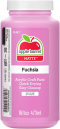 Apple Barrel, Fuchsia Acrylic Paint in Assorted Colors (16 Ounce), 21122, 16 Fl Oz (Pack of 1)