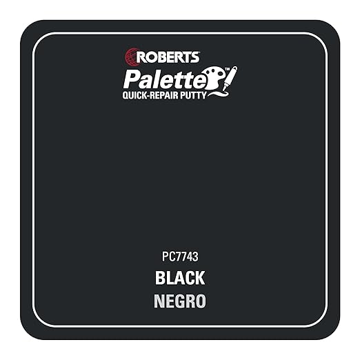 Roberts Palette Quick-Repair Putty for Wood, Laminate & Vinyl - Black