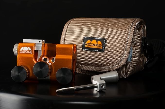 Timberline Chainsaw Sharpener 1/8". Made and Assembled in Idaho USA. Patented and Trademarked with The United States Patent and Trademark Office. Don't Be Fooled By Fakes