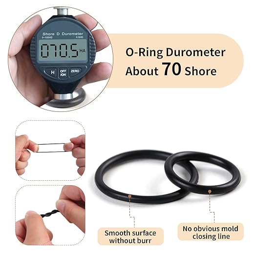 Romeda O Ring Kit 1050 PCS, O Ring Assortment Kit 21 Size, Metric Nitrile Rubber O Rings for Car Auto Vehicle Repair Faucet Plumbing Air or Gas Sealing Connections Resist Oil and Heat