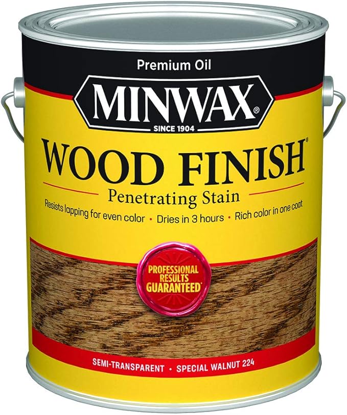 Minwax 710760000 Wood Finish 250 VOC Compliant, Special Walnut Stain, Gallon
