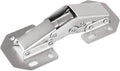8-Pack Hidden Hinges for Cabinet Doors Frameless, Concealed Cabinet Hinges, 90 Degree Flush Mount Hinges