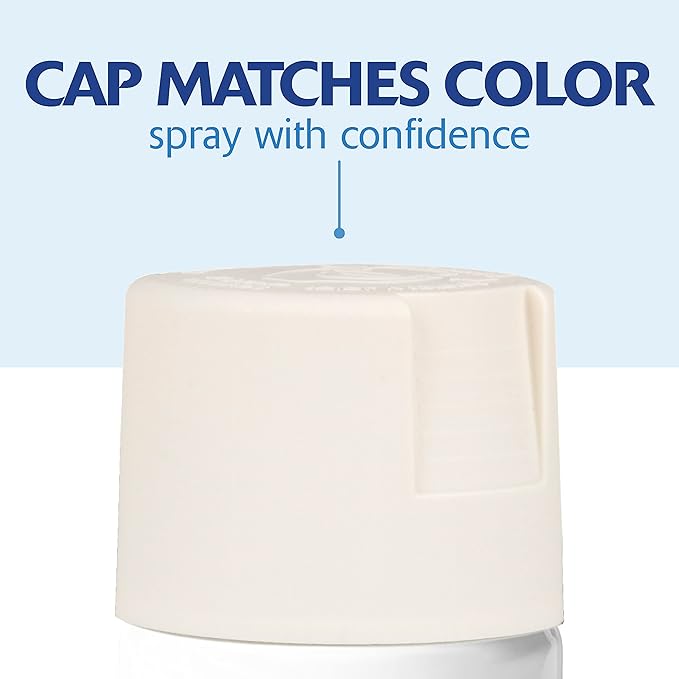Rust-Oleum 334071-2PK Painter's Touch 2X Ultra Cover Spray Paint, 12 oz, Satin Heirloom White, 2 Pack