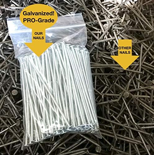 USA Made (1500 Nails Approximately) Synthetic Grass Landscape, 5.5" Stakes, 50 lbs Boxed Spikes for Securing Artificial Turf Products (an Average of 25% More Nails)