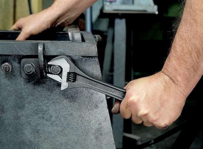 Bahco 8070 R US Adjustable Wrench, 6-Inch, Black