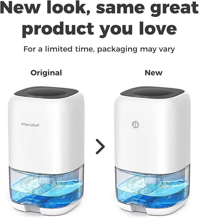 Dehumidifier, 35 OZ Small Dehumidifiers for Bedroom for Home, Quiet with Auto Shut Off, Dehumidifiers for Bedroom (280 sq. ft), Bathroom, RV, Closet, White