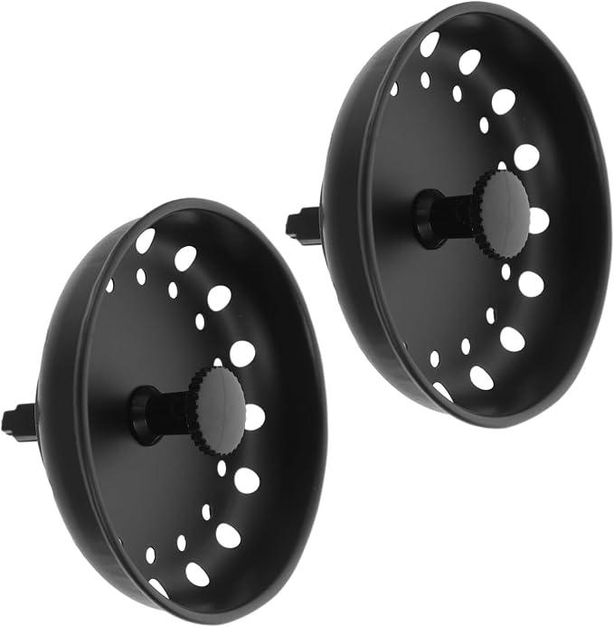 Homoyoyo 10pcs Metal Sink Drain Strainer Stopper Kitchen Drain Filter Handle Easy to Install and for Home Use -Clogging for Standard Sinks