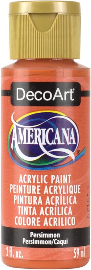 DecoArt Americana Acrylic Paint, 2-Ounce, Persimmon