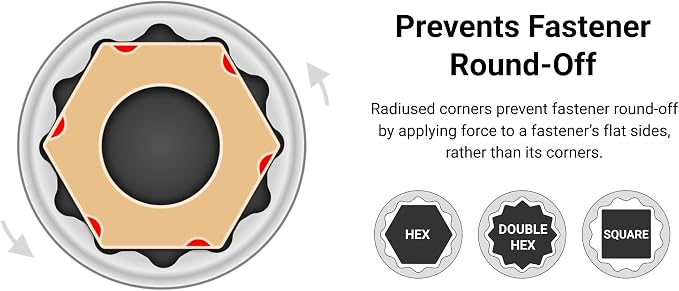 TEKTON 3/8 Inch Drive 12-Point Socket Set, 42-Piece | SHD91219 | (5/16 - 3/4 in., 8 - 19 mm), Shallow and Deep, Socket Rail
