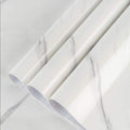 BAYYA White Marble Granite Wallpaper Peel Stick Countertops Contact Paper | Bathroom Kitchen Wall Sticker Self Adhesive Vinyl Counter Top Covers Waterproof Furniture Decorative Paper 15.8"x354"