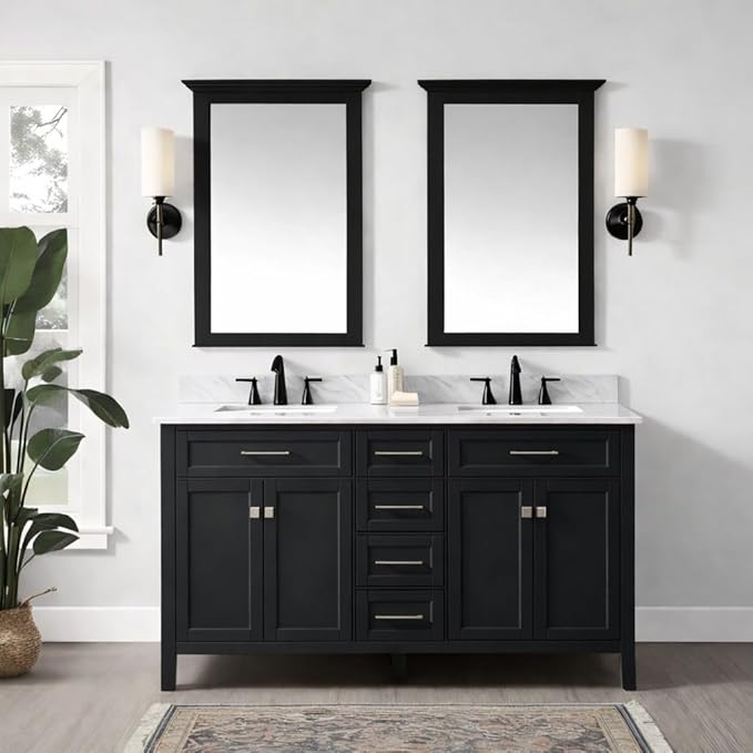 ALL-IN-ONE Paint by Heirloom Traditions, Iron Gate (Black), Gallon - Durable cabinet and furniture paint. Built in primer and top coat, no sanding needed. Includes our 30 featured color card.