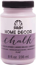 FolkArt 36022 Home Decor Chalk Furniture & Craft Paint in Assorted Colors, 8 ounce, English Lavender