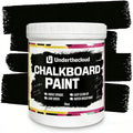 Chalkboard Blackboard Paint Chalk Board Paint for Wood, Metal, Glass, Wall, Plaster Boards Sign, Frame, Interior/Exterior, All-in-One Primer & Top Coat, Black Matte Finish, Acrylic, Non-Toxic 9oz