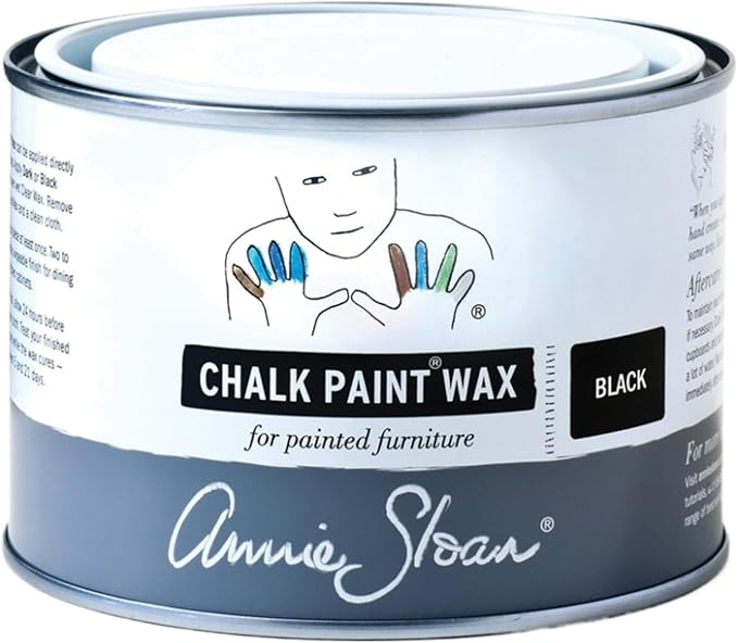 Annie Sloan Chalk Paint® Wax (500 mL, Black) - Protective Furniture Wax for Paintwork | Seals, Softens & Enhances Hand-Painted Finishes